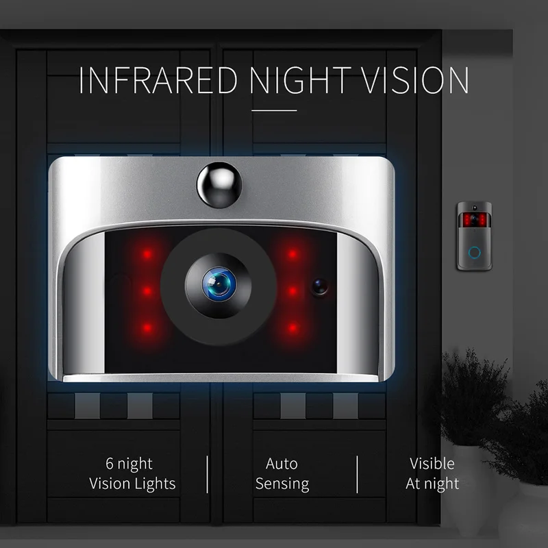 New battery wifi door video doorbell intercom wireless door belll video door phone doorphone Alarm Wireless Security Camera
New battery wifi door video doorbell intercom wireless door belll video door phone doorphone Alarm Wireless Security Camera