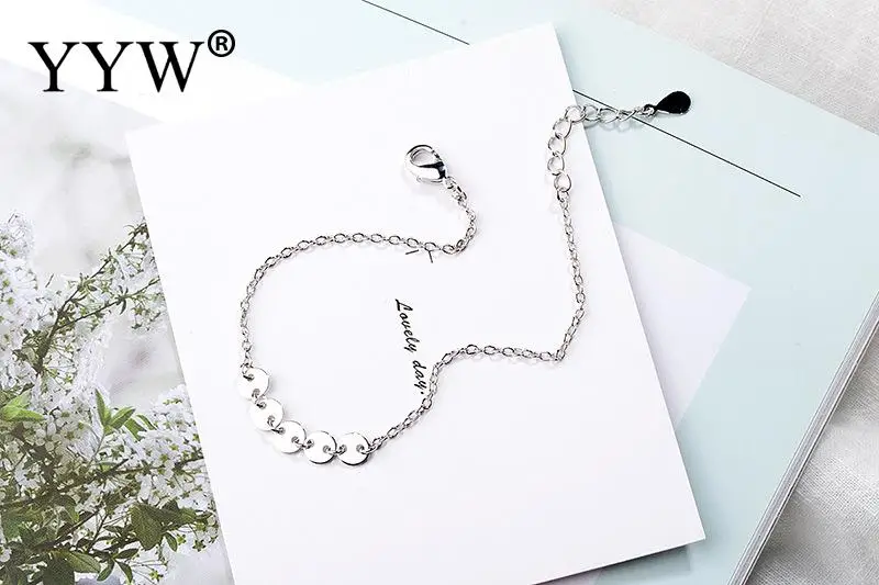 New 2018 Woman Wedding Silver Color Plated Classic Bracelet Adjustable Oval Chain for Wife Anniversary Love Jewelry Gift
New 2018 Woman Wedding Silver Color Plated Classic Bracelet Adjustable Oval Chain for Wife Anniversary Love Jewelry Gift
