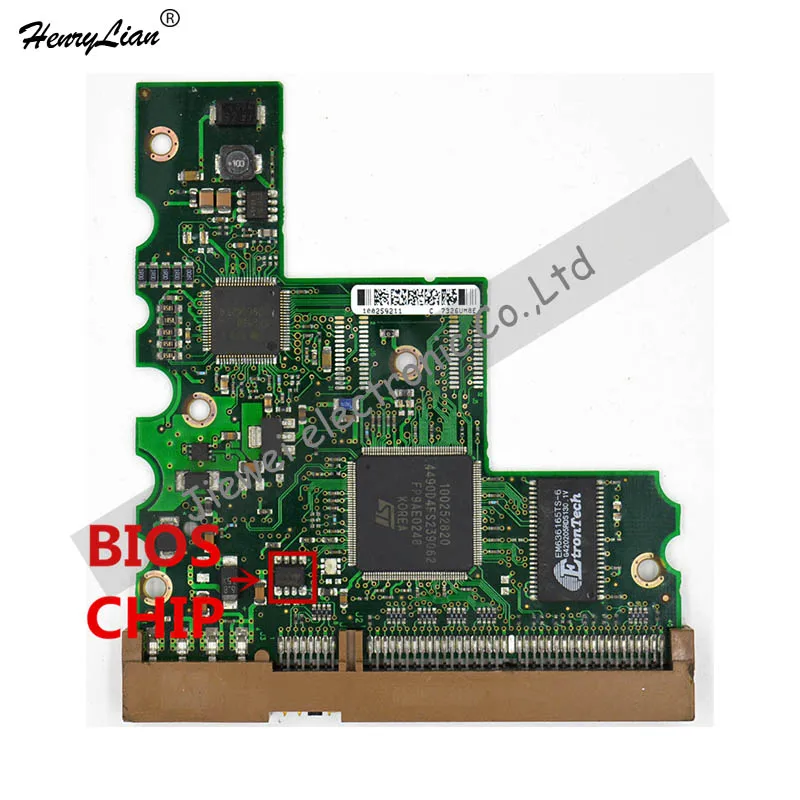 HDD PCB для логической платы/номера платы: 100255564 REV A 100259211|Компьютерные кабели и