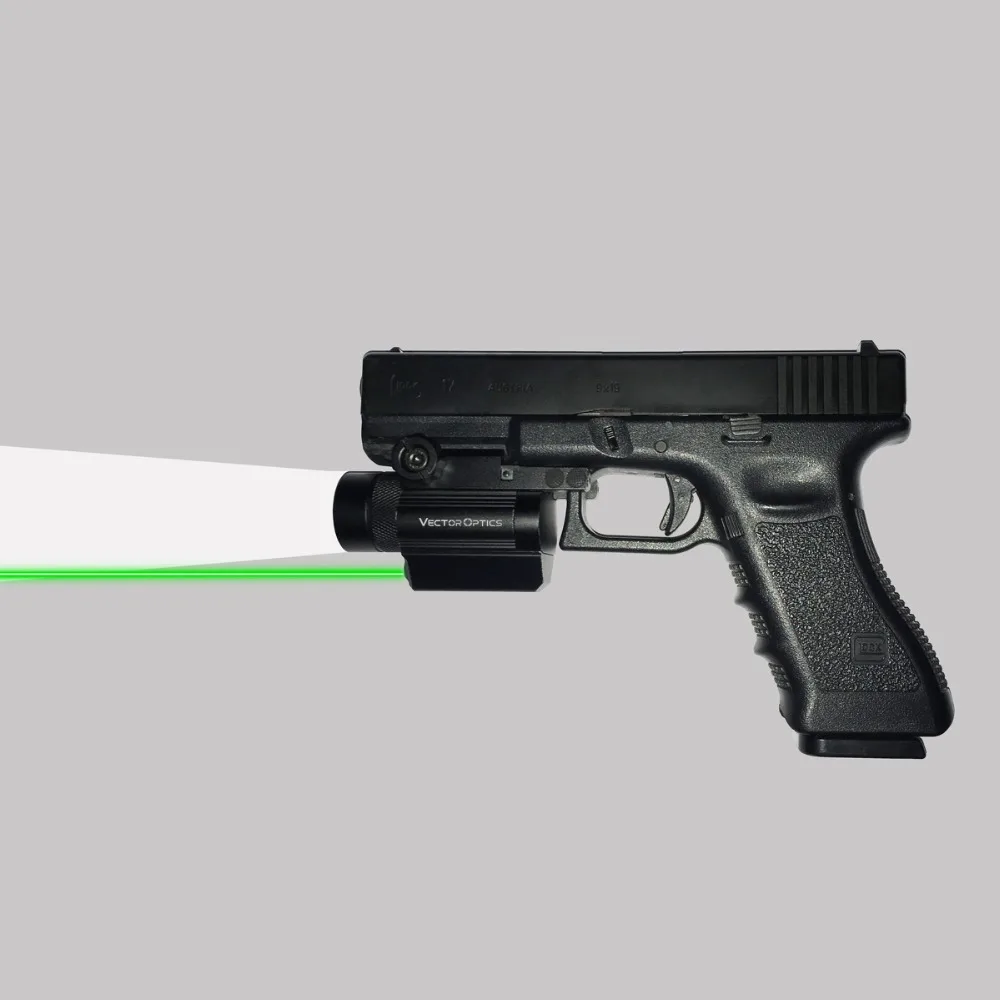 Vector Optics Tactical Pistol Handgun LED Flashlight Green Laser Combo Sight Metal 200 Lumens Weapon Light Fit GLOCK 17 19
Vector Optics Tactical Pistol Handgun LED Flashlight Green Laser Combo Sight Metal 200 Lumens Weapon Light Fit GLOCK 17 19