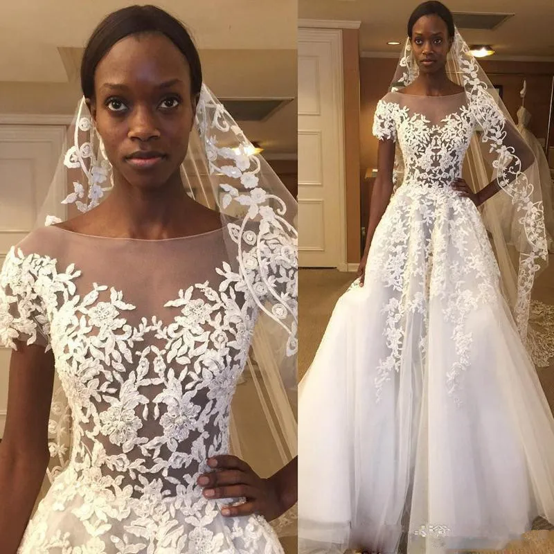 Vintage African Lace Wedding Dresses 2021 vestido de noiva Black Girls Women A Line Sheer Wedding Gowns Custom Made Bride Dress
Vintage African Lace Wedding Dresses 2021 vestido de noiva Black Girls Women A Line Sheer Wedding Gowns Custom Made Bride Dress