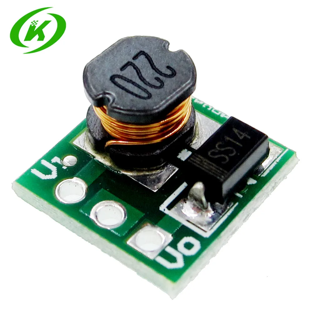 

5PCS DC DC 1.8V 2.5V 3V 3.3V 3.7V To 5V Step Up Power Supply Voltage Boost Converter Board Module Regulator 18650 Li-on Batery