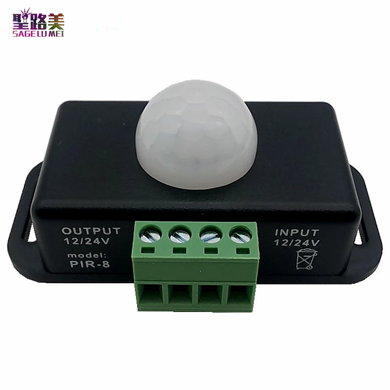 best price 1pcs DC12V-24V 8A Body Infrared PIR Motion Sensor Switch For 5050 3528 5630 3014 LED Light Strip Automatic led dimmer
best price 1pcs DC12V-24V 8A Body Infrared PIR Motion Sensor Switch For 5050 3528 5630 3014 LED Light Strip Automatic led dimmer