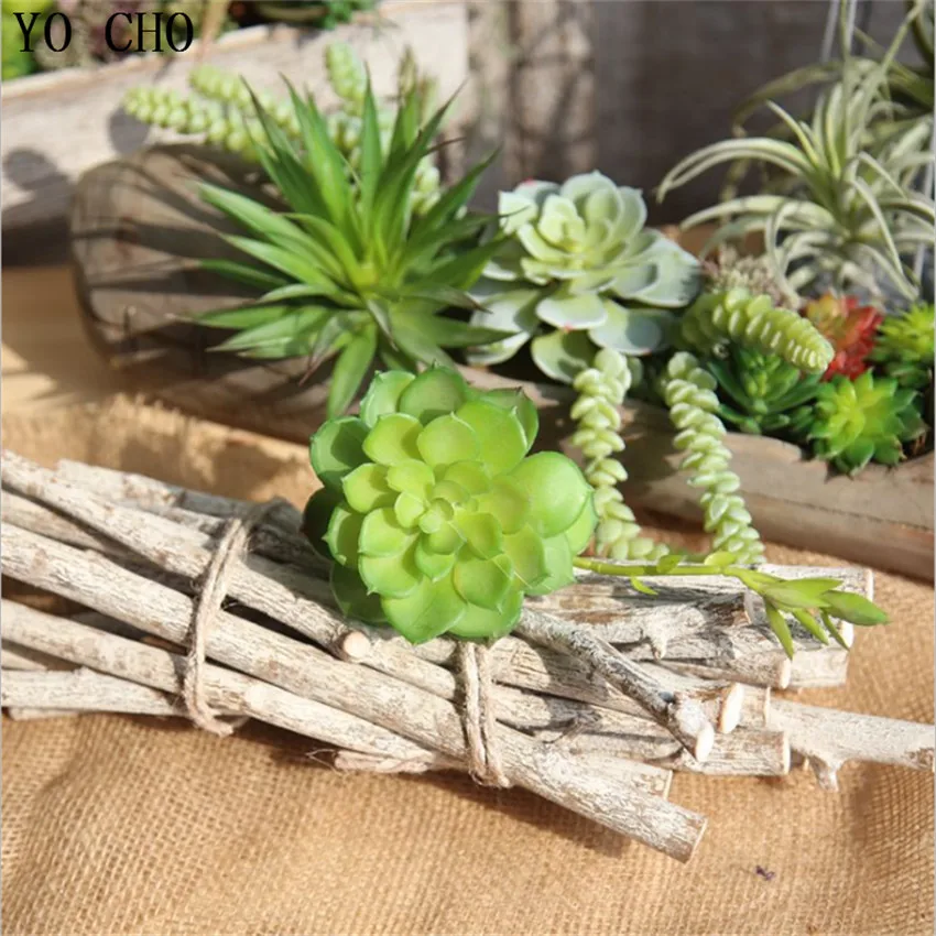 YO CHO 1PC High Quality Artificial Bonsai Succulents Accessories Outdoor Decor DIY Fake Flower Plant Garden Home Decoration
YO CHO 1PC High Quality Artificial Bonsai Succulents Accessories Outdoor Decor DIY Fake Flower Plant Garden Home Decoration