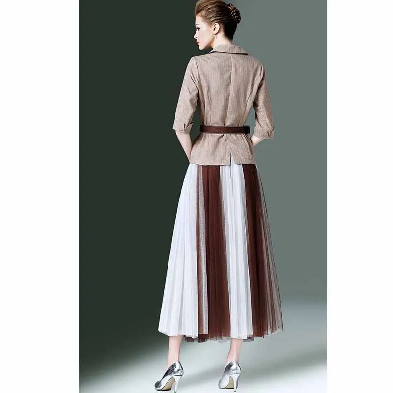 2019 New Women's Spring Fashion Suit Jacket + Pleated Skirt Set Two-Piece Goddess Suit Europe America Tide Explosion A166
2019 New Women's Spring Fashion Suit Jacket + Pleated Skirt Set Two-Piece Goddess Suit Europe America Tide Explosion A166