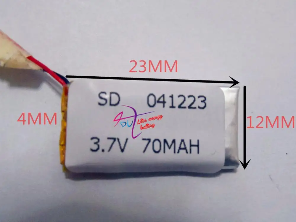 best battery brand 3.7V lithium battery 041223 401223 70mah MP3 MP4 MP5 toy Bluetooth Battery
best battery brand 3.7V lithium battery 041223 401223 70mah MP3 MP4 MP5 toy Bluetooth Battery