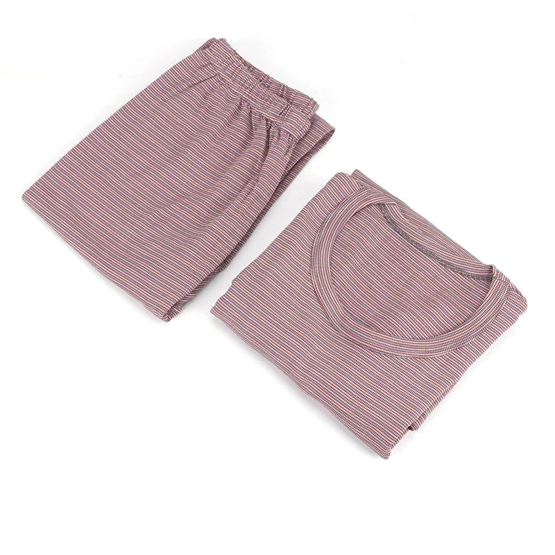 2019 New Style Fashionable Mid-aged Old Men's And Women's Round Neck Warm Underwear Suit Elastic Men's Autumn Trousers Striped
2019 New Style Fashionable Mid-aged Old Men's And Women's Round Neck Warm Underwear Suit Elastic Men's Autumn Trousers Striped