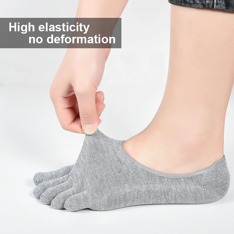 Soumit 4 Pairs/set High Quality Pure Cotton Spring Summer Five Finger Toe Socks Men's Women's Short Boat Socks Gift Inserts
Soumit 4 Pairs/set High Quality Pure Cotton Spring Summer Five Finger Toe Socks Men's Women's Short Boat Socks Gift Inserts