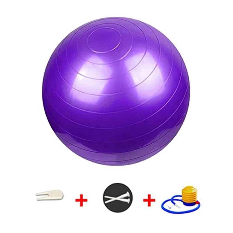 Exercise Ball with Resistance Bands & Quick Pump, Fitness Ball Yoga Ball Chairs for Office Home Anti-Burst Heavy Duty Balance
Exercise Ball with Resistance Bands & Quick Pump, Fitness Ball Yoga Ball Chairs for Office Home Anti-Burst Heavy Duty Balance