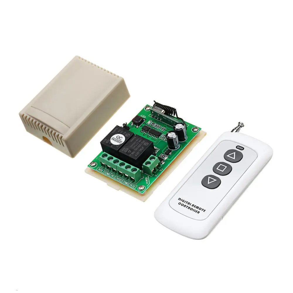 315MHz 12V Motor Forward Reverse Controller Wireless Remote Control Switch With 3 Button Transmitter
315MHz 12V Motor Forward Reverse Controller Wireless Remote Control Switch With 3 Button Transmitter