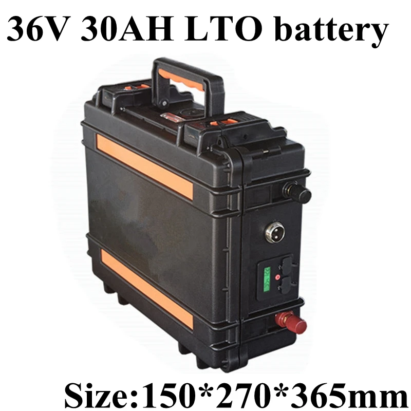 36v 30Ah LTO Lithium Titanate Battery IP67 Fast Charge Portable Power Backup Power Solar Light Lamppost+10A Charger
36v 30Ah LTO Lithium Titanate Battery IP67 Fast Charge Portable Power Backup Power Solar Light Lamppost+10A Charger