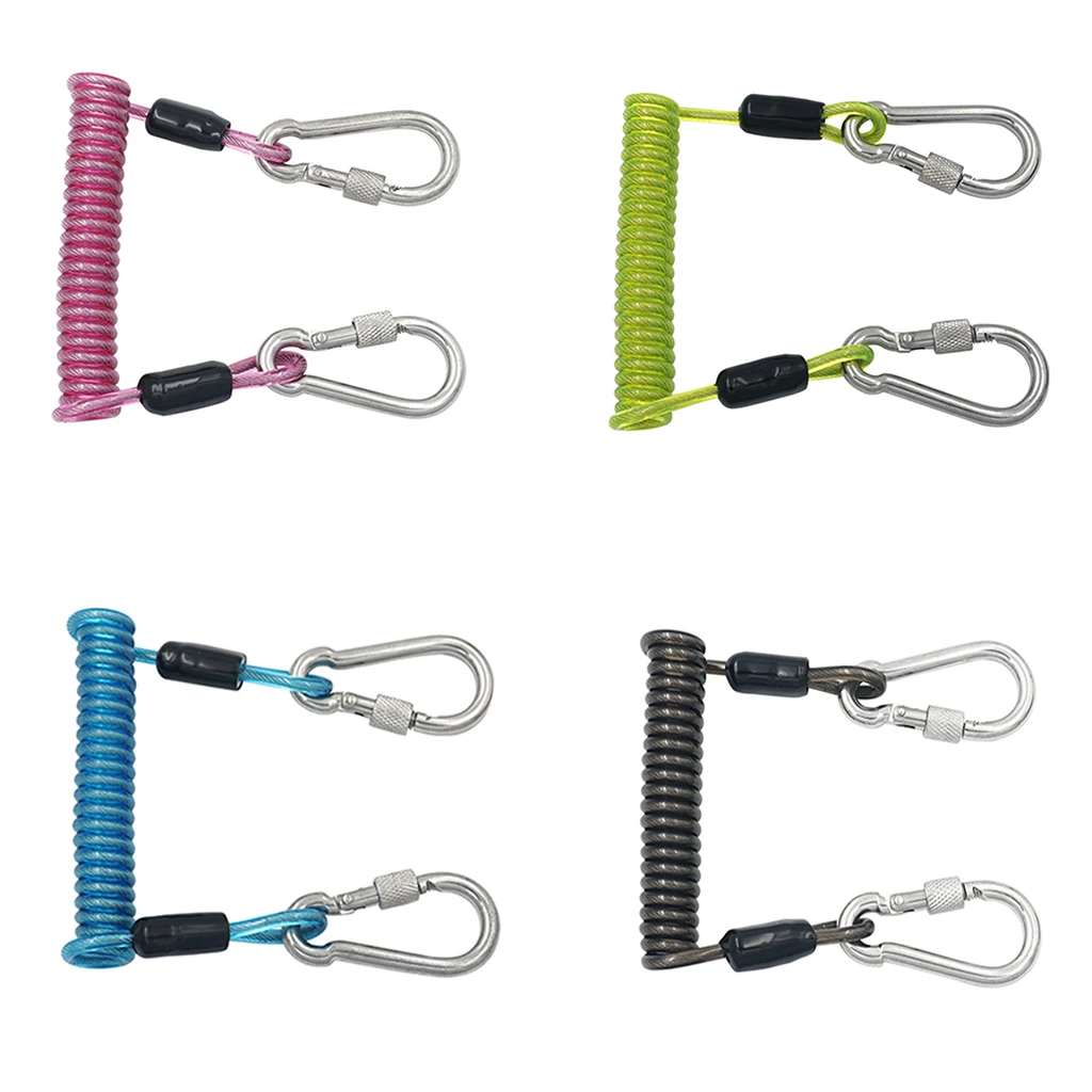 Спиральный шнурок из нержавеющей стали для подводного плавания, аварийного карабина, аксессуары для дайвинга, улицы, альпинизма, красочный
Спиральный шнурок из нержавеющей стали для подводного плавания, аварийного карабина, аксессуары для дайвинга, улицы, альпинизма, красочный