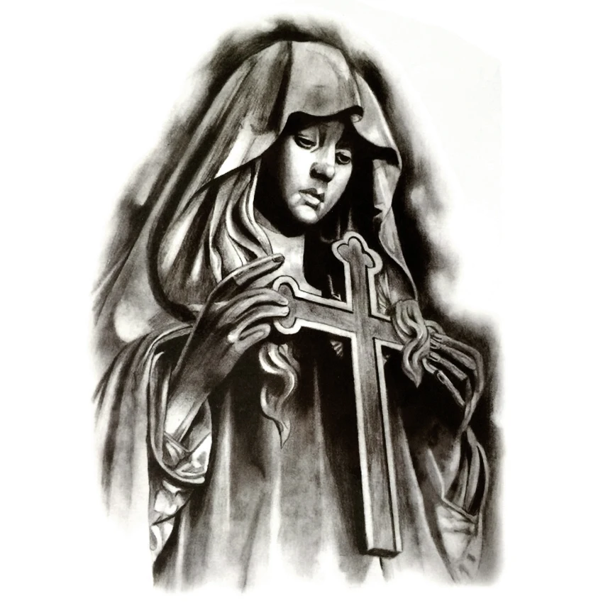 Prayer nuns Waterproof Temporary Tattoo sticker God's daughter Fake Tattoo body art Henna Tatoo sleeve sexo harajuku men
Prayer nuns Waterproof Temporary Tattoo sticker God's daughter Fake Tattoo body art Henna Tatoo sleeve sexo harajuku men