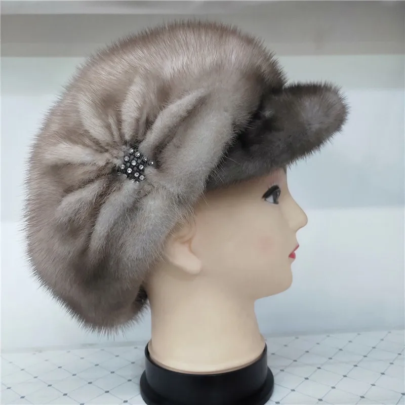 2020 New Arrival Women Mink Fur Fashion Lady's Genuine Mink Hat Winter Caps Casual Fur Baseball Cap Hats
2020 New Arrival Women Mink Fur Fashion Lady's Genuine Mink Hat Winter Caps Casual Fur Baseball Cap Hats
