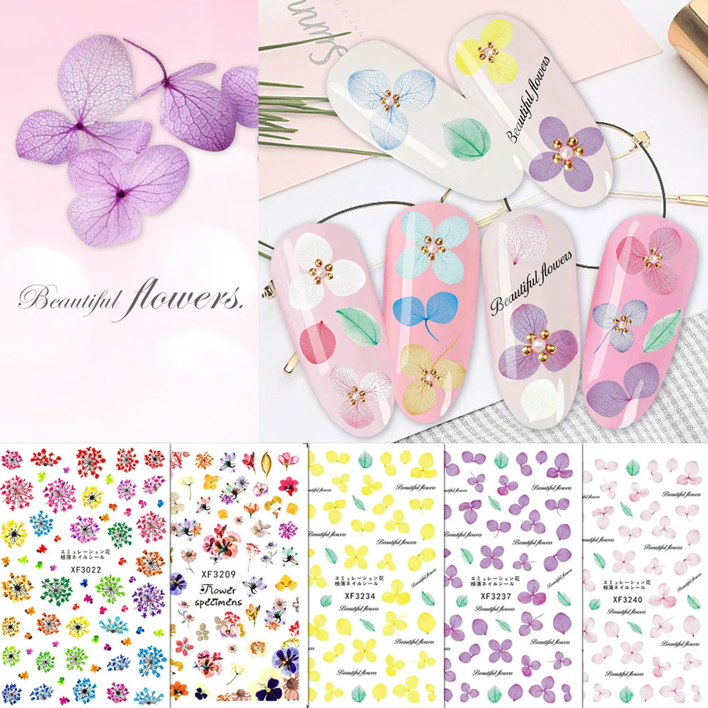 Dried Flower Nail Sticker Eternal Flower Daffodil Hydrangea Imitation Dry Flower Nail Art Tip Sticker Decal DIY Manicure Tools
Dried Flower Nail Sticker Eternal Flower Daffodil Hydrangea Imitation Dry Flower Nail Art Tip Sticker Decal DIY Manicure Tools