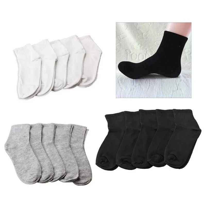 High Quality 5 Pairs Men's Ankle Socks Men's Cotton Low Cut Casual Socks One Size White
High Quality 5 Pairs Men's Ankle Socks Men's Cotton Low Cut Casual Socks One Size White