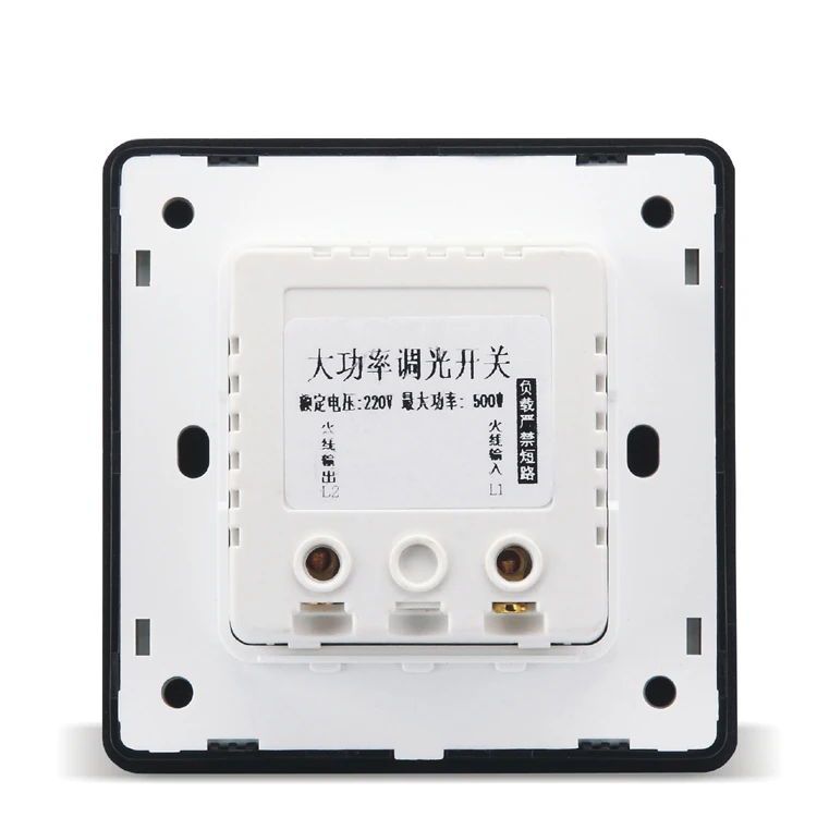 Home Wall Switch Power Socket, 86 Type Concealed Black, Dimming Knob Switch Panel, PC 220V / 500W 10A
Home Wall Switch Power Socket, 86 Type Concealed Black, Dimming Knob Switch Panel, PC 220V / 500W 10A