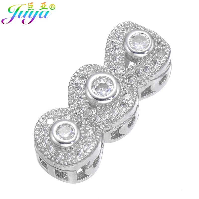 Juya DIY Beadwork Jewelry Beads Supplies 3 Holes Metal Spacer Charm Beads For Women Natural Stones Pearls Jewelry Making
Juya DIY Beadwork Jewelry Beads Supplies 3 Holes Metal Spacer Charm Beads For Women Natural Stones Pearls Jewelry Making