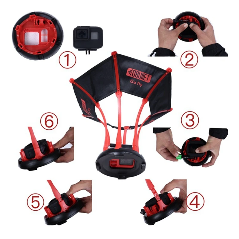 Селфи Палка с новым углом полета птицы подставка для селфи Дротика парашют GoPro Hero