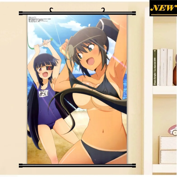40x60 см senran Кагура серии игры бикини cameltoe мультфильм аниме стены Изображение