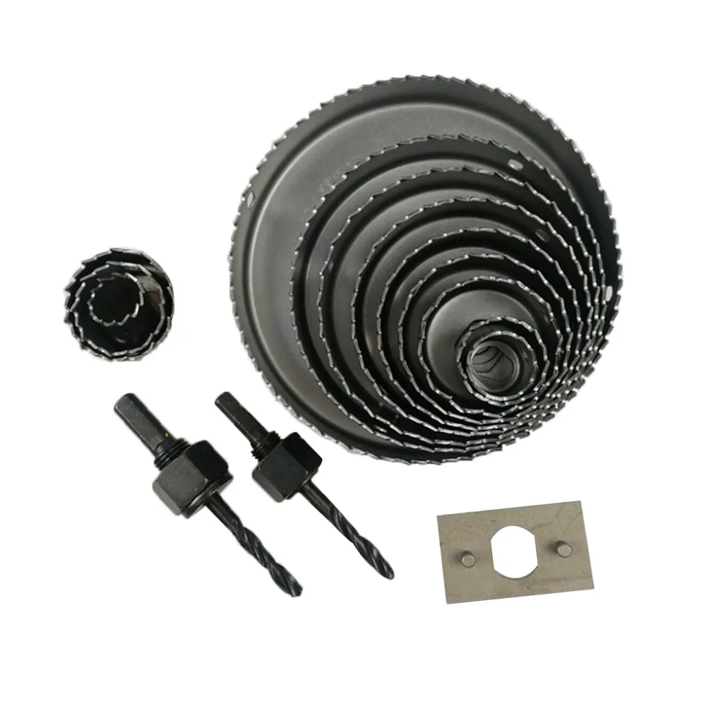 Woodworking Drilling 16pcs Set Of Tools Hole Saw Cutting Set Kit Wood Plasterboard Cutter Mandrels Saws Core Drill Bits
Woodworking Drilling 16pcs Set Of Tools Hole Saw Cutting Set Kit Wood Plasterboard Cutter Mandrels Saws Core Drill Bits