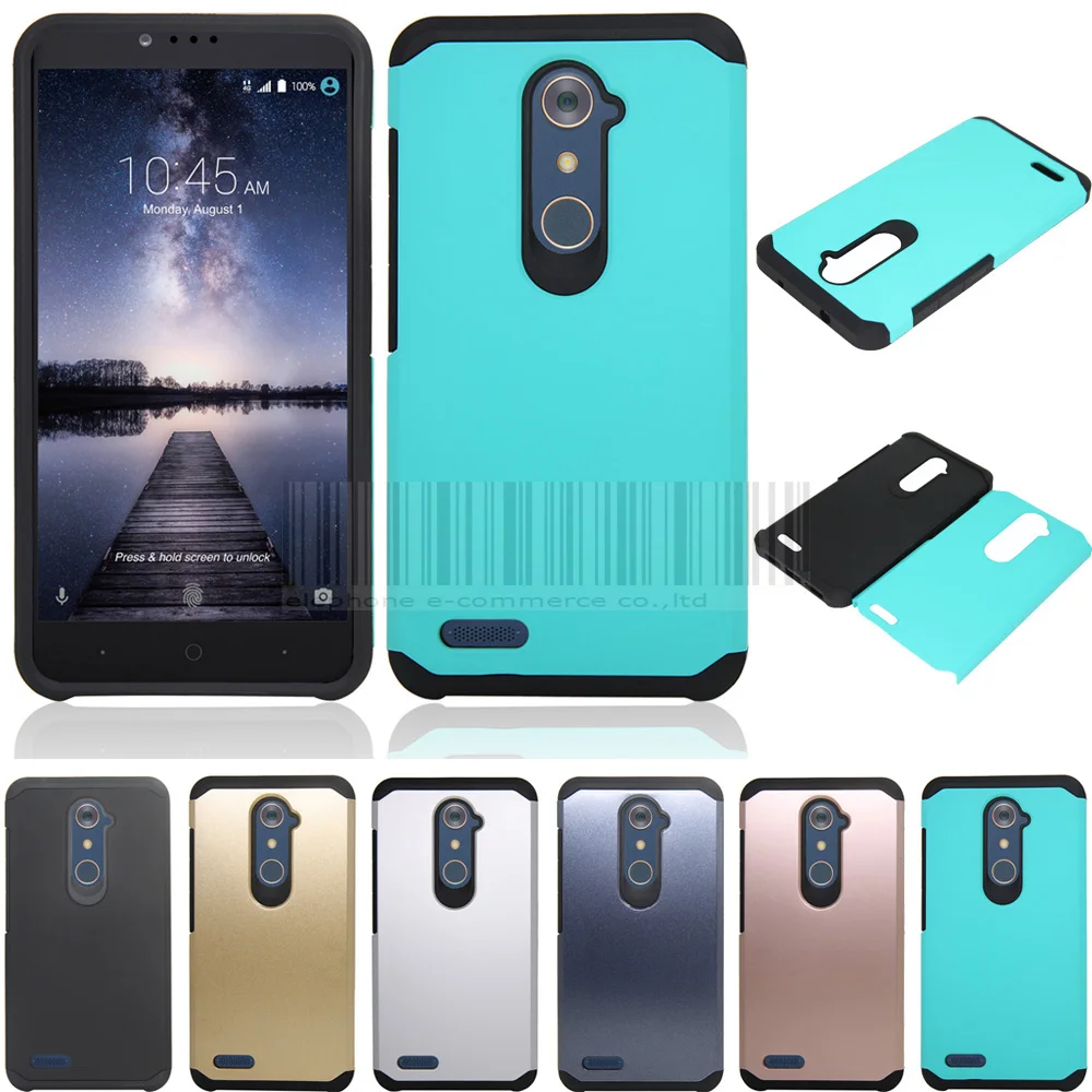 Чехол для телефона ZTE Zmax Pro Z981 Z988 разноцветный ПК + ТПУ противоударный Тонкий