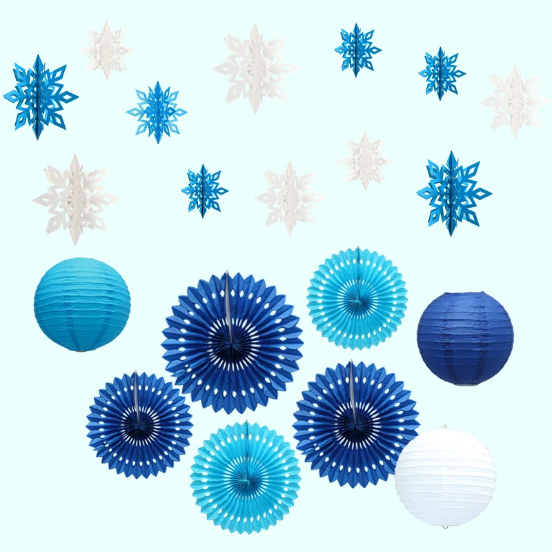White Blue Snowflake Garland Paper Lantern Fan Frozen Birthday Party Kid Supplies Babyshower Wedding Christmas Decoration Kits
White Blue Snowflake Garland Paper Lantern Fan Frozen Birthday Party Kid Supplies Babyshower Wedding Christmas Decoration Kits