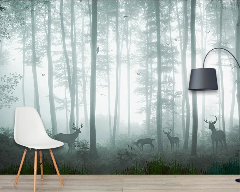 Papel de parede Dream forest deer 3d wallpaper,living room sofa TV wall kids'room restaurant bar wall papers home decor murals
Papel de parede Dream forest deer 3d wallpaper,living room sofa TV wall kids'room restaurant bar wall papers home decor murals
