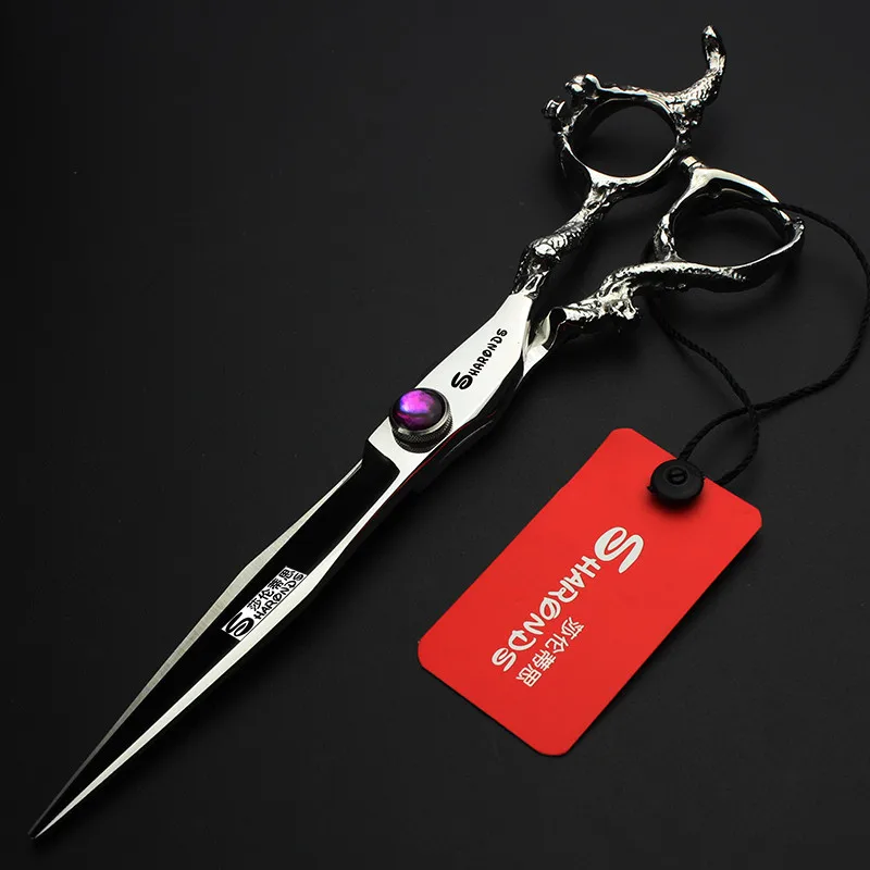 Hair scissors 7 Inch Silver haircut scissors Hairdressing scissors Violet stone scissors Simple packaging NEW
Hair scissors 7 Inch Silver haircut scissors Hairdressing scissors Violet stone scissors Simple packaging NEW