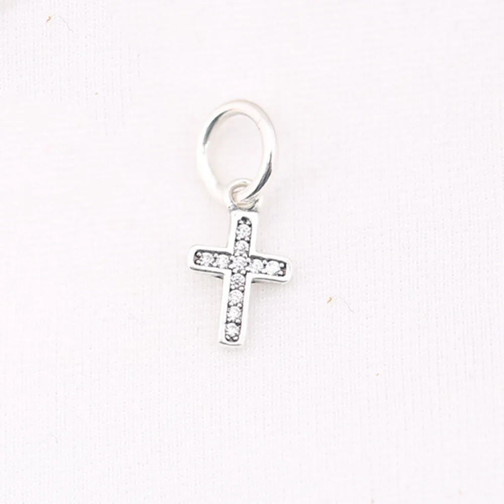 Authentic 925 Sterling Silver Charm Simple Cross Crystal Pendant Beads For Original Pandora Charm Bracelets & Bangles Jewelry
Authentic 925 Sterling Silver Charm Simple Cross Crystal Pendant Beads For Original Pandora Charm Bracelets & Bangles Jewelry