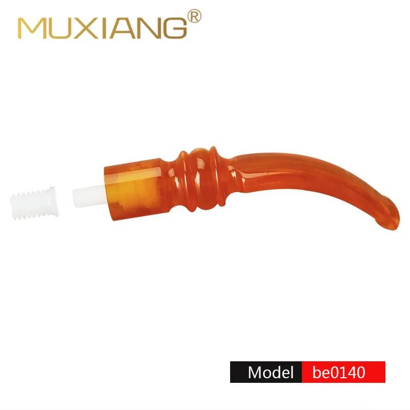 MUXIANG Screw PLUG Type Specialized Acrylic Bent Taper Mouthpiece with PLUG TYPE Tenon for meerschaum tobacco pipe Factory Sale
MUXIANG Screw PLUG Type Specialized Acrylic Bent Taper Mouthpiece with PLUG TYPE Tenon for meerschaum tobacco pipe Factory Sale