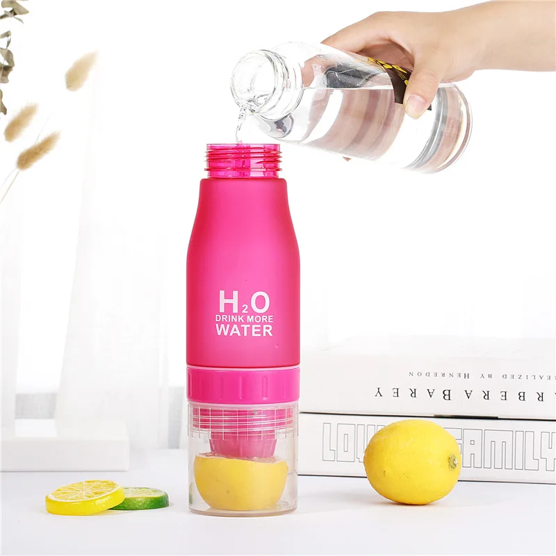 650ml Infuser Water Bottle Plastic Fruit Kids Drink Outdoor Sports Juice Lemon Portable Kettle
650ml Infuser Water Bottle Plastic Fruit Kids Drink Outdoor Sports Juice Lemon Portable Kettle