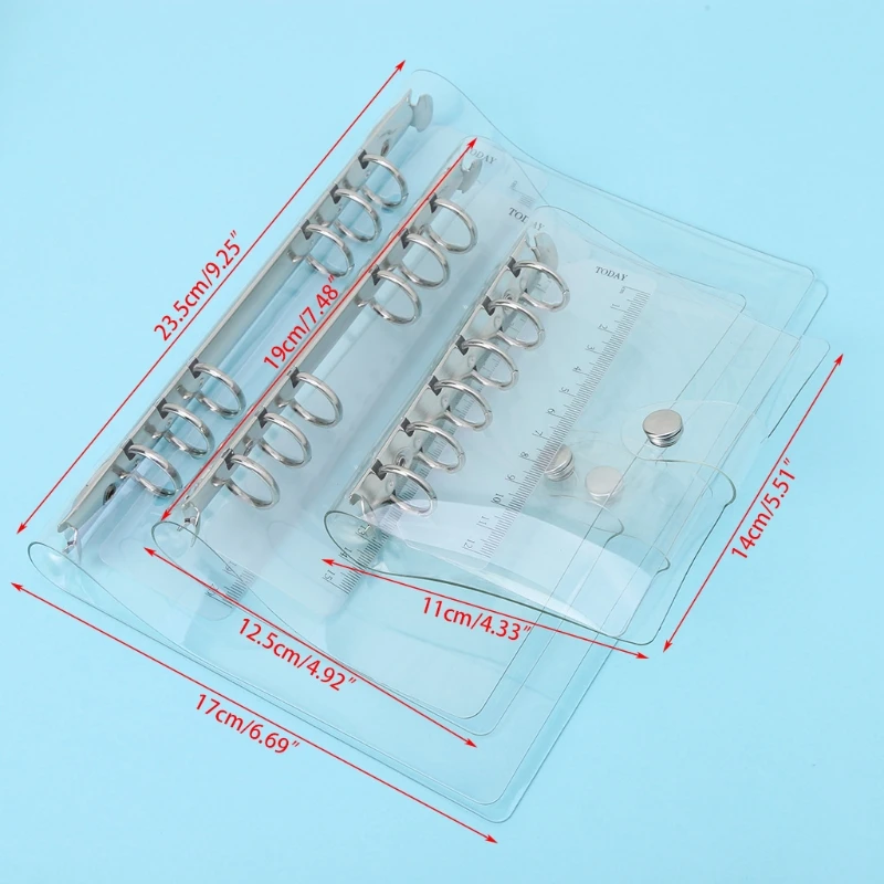 A5/A6/A7 PVC Notebook Notepad Sheet Shell Cover File Folder 6 Holes Binder DIY
A5/A6/A7 PVC Notebook Notepad Sheet Shell Cover File Folder 6 Holes Binder DIY