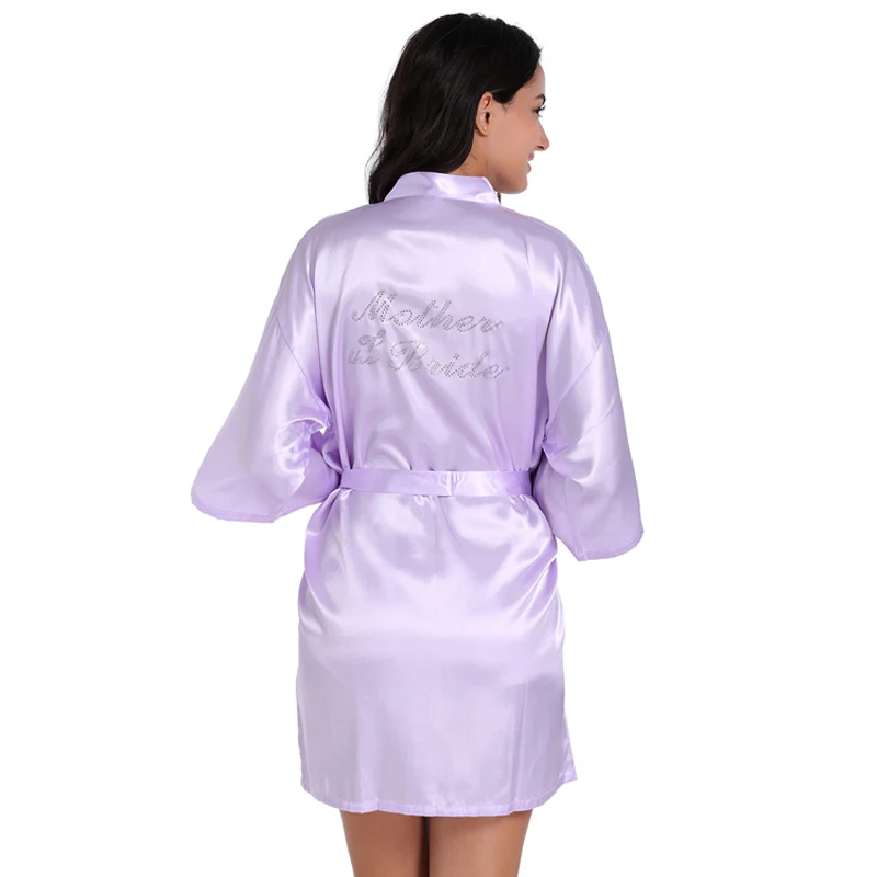 "Mother of the Bride" Robe on the Back Wedding Robe Silk Satin Kimono Robe Fashion Night Robe Short Dressing Gown For Women
"Mother of the Bride" Robe on the Back Wedding Robe Silk Satin Kimono Robe Fashion Night Robe Short Dressing Gown For Women
