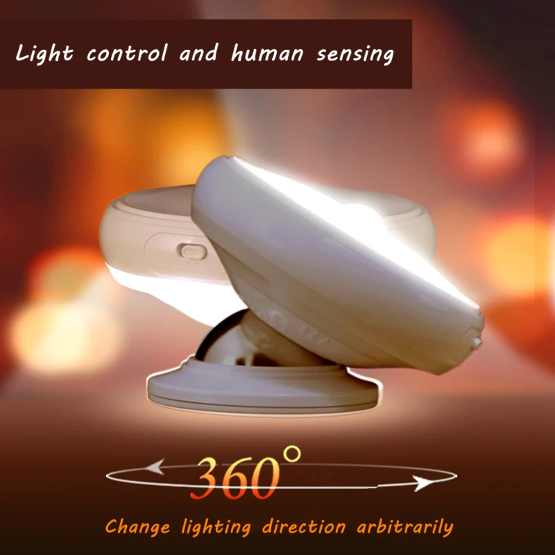 LED Night Light 360 Degree Rotation Motion Sensor Night Lamp Detachable Magnet Base USB Rechargeable Battery Corridor Wall Light
LED Night Light 360 Degree Rotation Motion Sensor Night Lamp Detachable Magnet Base USB Rechargeable Battery Corridor Wall Light
