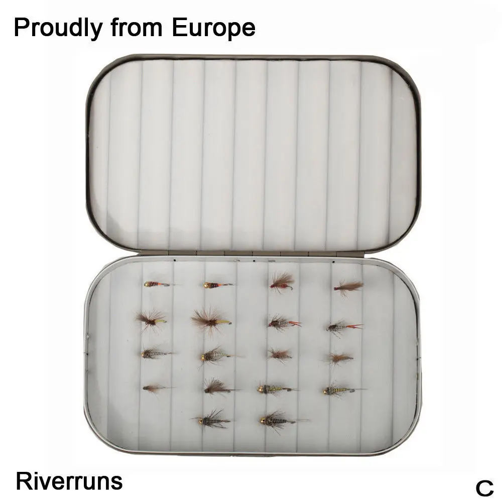 Риверкрас 18 соревнований мухи, форель, УФ мухи, Nymph мухи с алюминиевой коробкой для мухи
Риверкрас 18 соревнований мухи, форель, УФ мухи, Nymph мухи с алюминиевой коробкой для мухи