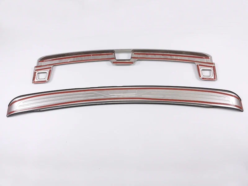 Car Styling Accessories 2PCS Stainless Steel Inner+Outer Rear Bumper Protector Guard Plate Trim For VOLVO XC60 2018 2019
Car Styling Accessories 2PCS Stainless Steel Inner+Outer Rear Bumper Protector Guard Plate Trim For VOLVO XC60 2018 2019
