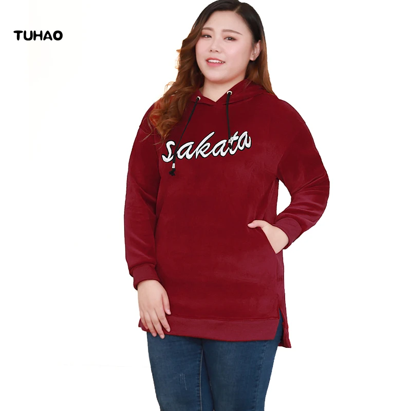 TUHAO Spring Womens plus size 10XL 8XL Warm Thick Hooded Sweatshirt Casual Hoodies Sweatshirt Female Jumper Tracksuits MSFS
TUHAO Spring Womens plus size 10XL 8XL Warm Thick Hooded Sweatshirt Casual Hoodies Sweatshirt Female Jumper Tracksuits MSFS