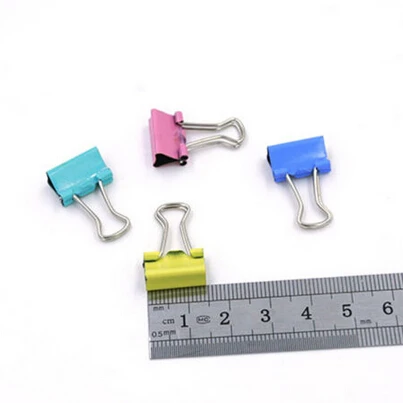 60 Pcs New Colorful Metal Binder Clips 15mm Notes Letter Paper Clip Office Supplies Bag Clips Color Random
60 Pcs New Colorful Metal Binder Clips 15mm Notes Letter Paper Clip Office Supplies Bag Clips Color Random