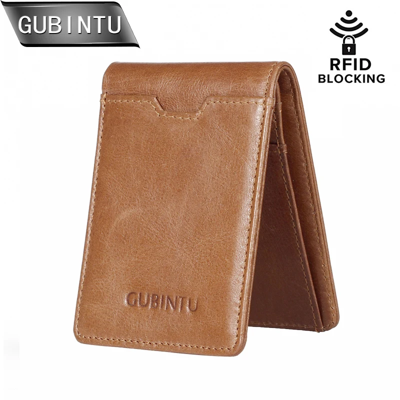 Кошелек мужской GUBINTU, из натуральной кожи, с отделением для карт и RFID-блокировкой
Кошелек мужской GUBINTU, из натуральной кожи, с отделением для карт и RFID-блокировкой
