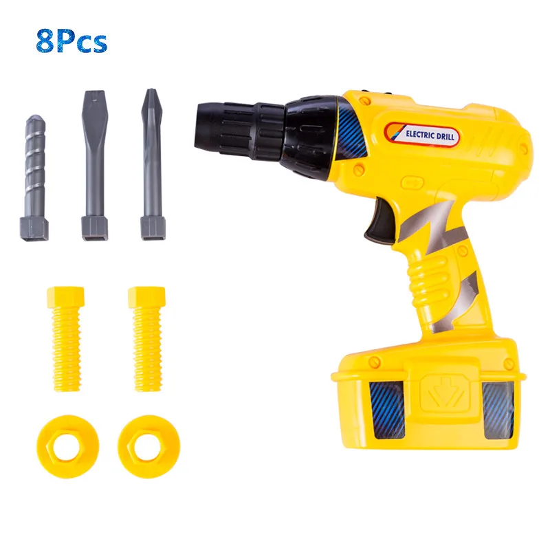 Children Plastic Play Tool Toys Set Pretend Rotation Electric Drill Early Development Education Toys for Children
Children Plastic Play Tool Toys Set Pretend Rotation Electric Drill Early Development Education Toys for Children
