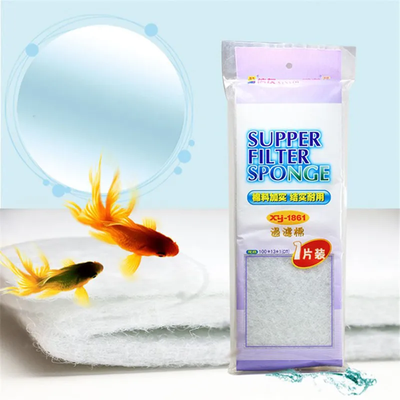 Super Aquarium Fish Tank Biochemical Filter Fiber Cotton 100x13x1cm Bio Sponge for Fish Tank Aquariums Accessories 1PCS
Super Aquarium Fish Tank Biochemical Filter Fiber Cotton 100x13x1cm Bio Sponge for Fish Tank Aquariums Accessories 1PCS