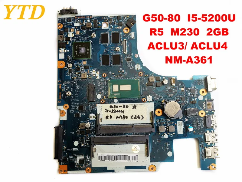 Оригинальный Для Lenovo G50-80 Материнская плата ноутбука G50-80 I5-5200U R5 M230 2 Гб ACLU3 ACLU4 NM-A361 испытанное хорошее Бесплатная доставка
Оригинальный Для Lenovo G50-80 Материнская плата ноутбука G50-80 I5-5200U R5 M230 2 Гб ACLU3 ACLU4 NM-A361 испытанное хорошее Бесплатная доставка