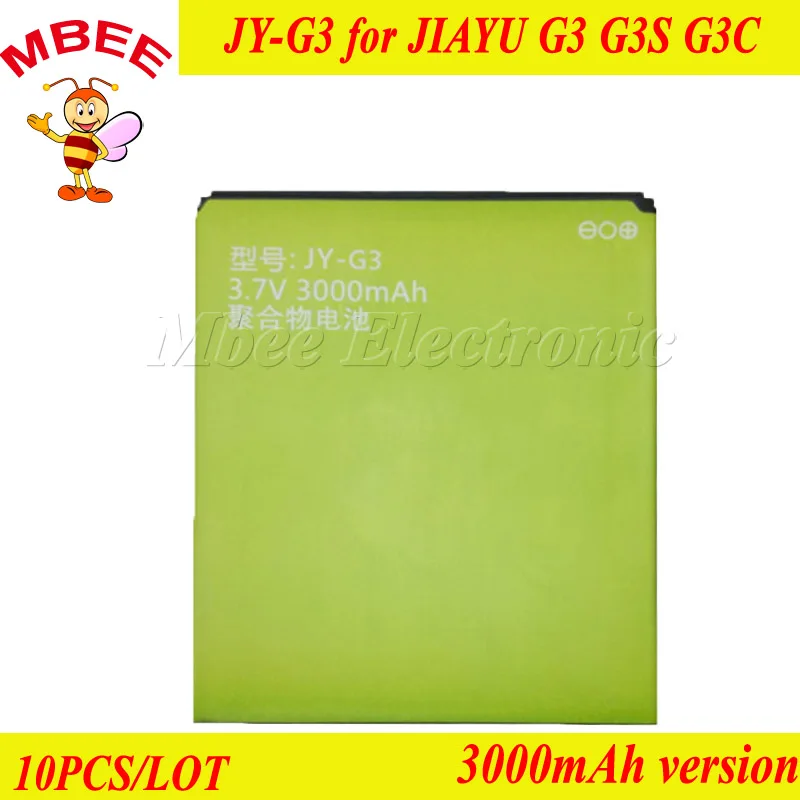 10 шт./лот 3000 мАч версия JY-G3 батарея для JIAYU G3 G3S G3C JY-G3 батарея Аккумулятор AKKU PIL
10 шт./лот 3000 мАч версия JY-G3 батарея для JIAYU G3 G3S G3C JY-G3 батарея Аккумулятор AKKU PIL