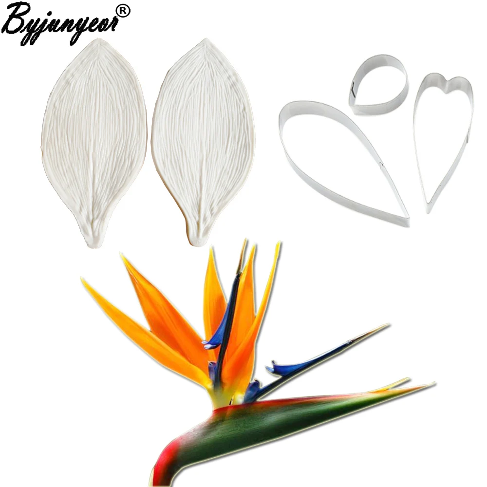 Large Gumpaste Strelitzia Birds of Paradise Silicone Mold Flower Cake Decorating Tools Gumpaste,Sugarcraft Clay Moulds CS374
Large Gumpaste Strelitzia Birds of Paradise Silicone Mold Flower Cake Decorating Tools Gumpaste,Sugarcraft Clay Moulds CS374