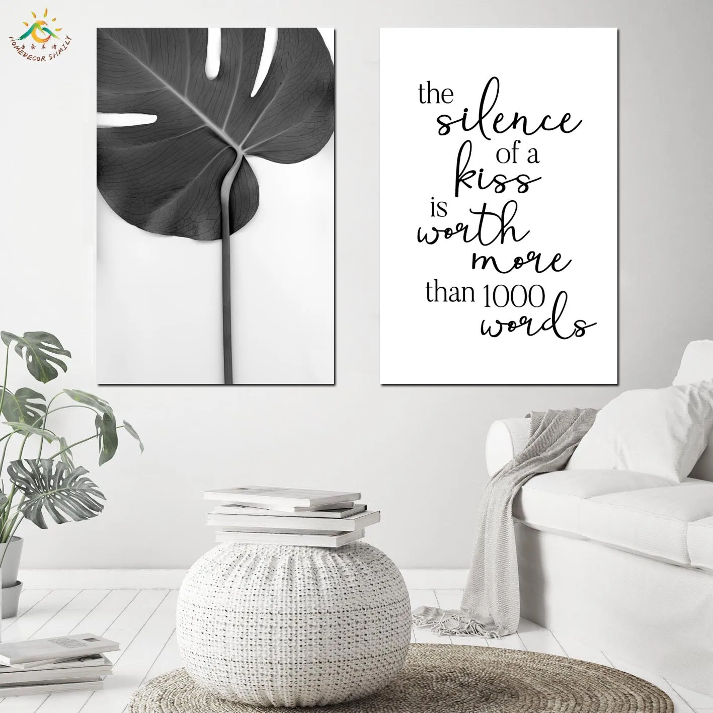 Nordic Poster Decoration Black Leaves Wall Art Canvas Poster and Print Canvas Scroll Painting Nordic Decoration Home
Nordic Poster Decoration Black Leaves Wall Art Canvas Poster and Print Canvas Scroll Painting Nordic Decoration Home