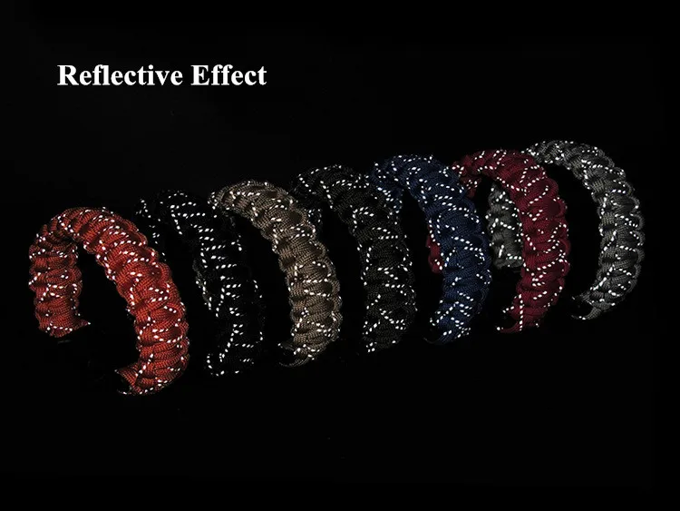 NEW Fluorescent Umbrella rope bracelet 9 core Parachute Cord paracord for Outdoor Climbing Camping Survival tools | Спорт и