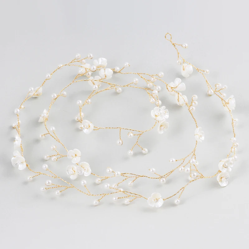 Floralbride Handmade Wired Rhinestones Crystals Pearls Flower Wedding Headband Bridal Hair Vine Hair Accessories Women
Floralbride Handmade Wired Rhinestones Crystals Pearls Flower Wedding Headband Bridal Hair Vine Hair Accessories Women