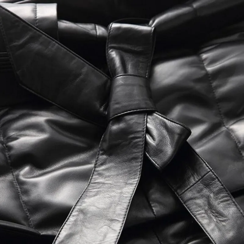 High Quality Luxury Womens Long Coats 2021 New Fashion Genuine Leather Down Jacket Female Slim Fit Mink Fur Hooded Outerwear
High Quality Luxury Womens Long Coats 2021 New Fashion Genuine Leather Down Jacket Female Slim Fit Mink Fur Hooded Outerwear