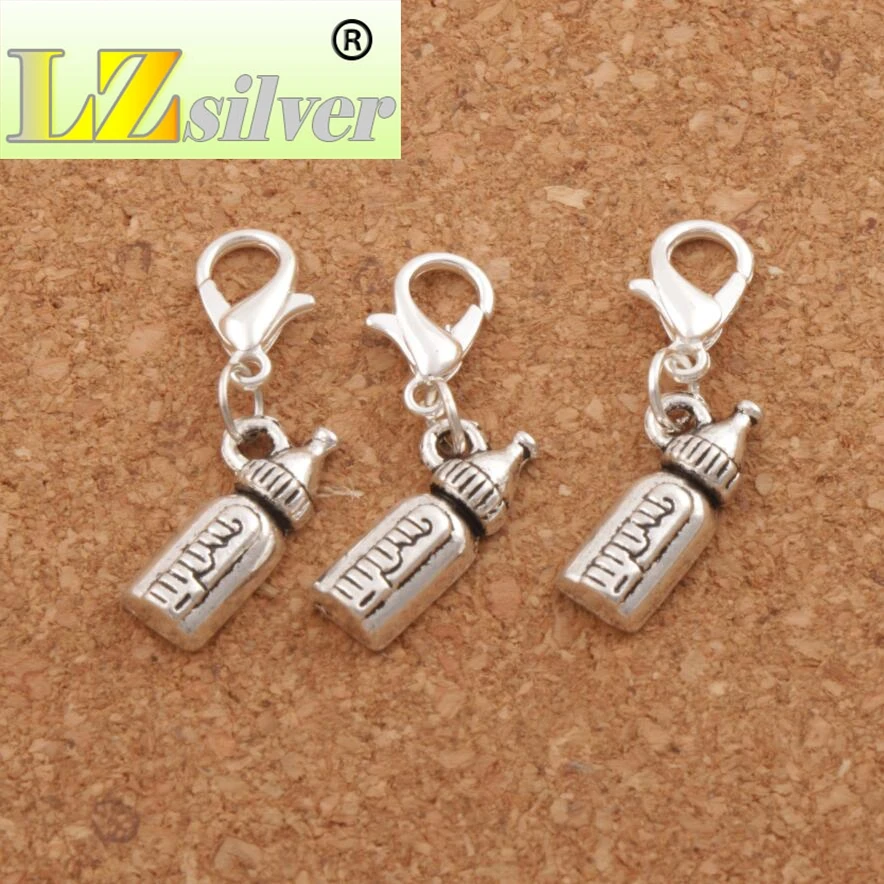 Milk Bottle Lobster Claw Clasp Charm Beads 30.2x7.5mm 100pcs zinc alloy Jewelry DIY C404
Milk Bottle Lobster Claw Clasp Charm Beads 30.2x7.5mm 100pcs zinc alloy Jewelry DIY C404